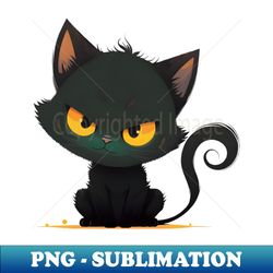 cartoon angry cat  domestic cat lover  funny kitten - decorative sublimation png file - create with confidence