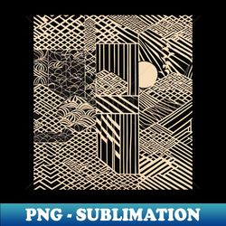 abstract japanese pattern - decorative sublimation png file - unlock vibrant sublimation designs