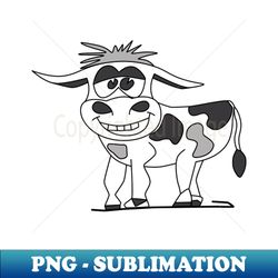 freundliche kuh - high-quality png sublimation download - stunning sublimation graphics