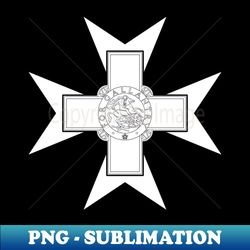 george cross over the maltese cross - artistic sublimation digital file - perfect for personalization