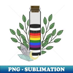 ally lgbtqia potion - decorative sublimation png file - defying the norms