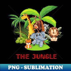 jungle design - png transparent digital download file for sublimation - perfect for sublimation art