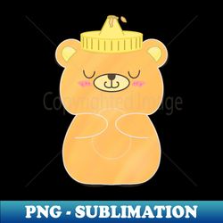 honey bear - instant png sublimation download - perfect for creative projects