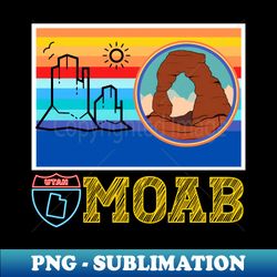 moab utah graphic - digital sublimation download file - stunning sublimation graphics