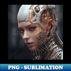 cyborg silver lights - Trendy Sublimation Digital Download - Perfect for Sublimation Mastery