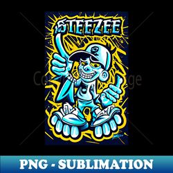steezee guy 2024 airbrush design art - png sublimation digital download - enhance your apparel with stunning detail