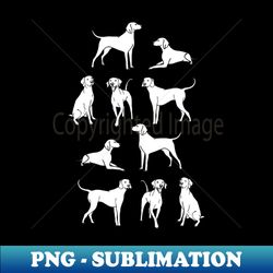 German dog white silhouette art design  2 - Exclusive Sublimation Digital File - Revolutionize Your Designs