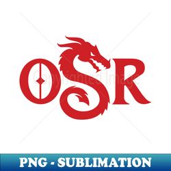 dragonslayer osr logo - vintage sublimation png download - perfect for creative projects