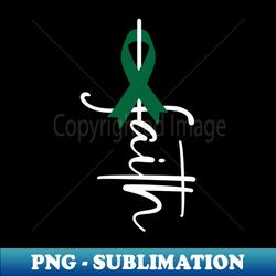 february green gallbladder cancer awareness - professional sublimation digital download - fashionable and fearless