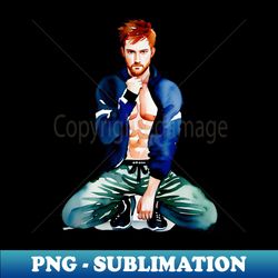 ginger guy kneeling - png transparent sublimation file - unleash your creativity