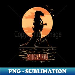 silhouette godzilla minus one - Stylish Sublimation Digital Download - Instantly Transform Your Sublimation Projects