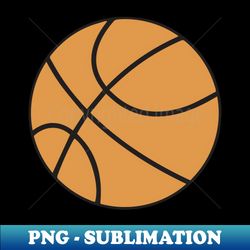 Blue Basketball - PNG Transparent Sublimation Design - Spice Up Your Sublimation Projects