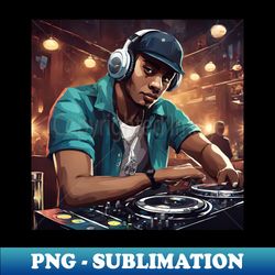 urban dj - sublimation-ready png file - fashionable and fearless