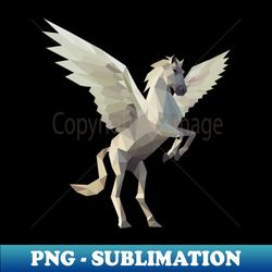 white pegasus - high-resolution png sublimation file - perfect for sublimation mastery