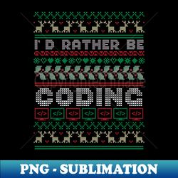 coding programming programmer code ugly christmas - instant sublimation digital download - perfect for personalization