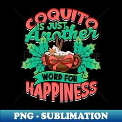 coquito christmas puerto rican christmas coquito - png sublimation digital download - fashionable and fearless