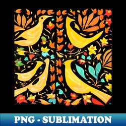 beautiful batik bird paradise pattern 3 - png transparent sublimation file - spice up your sublimation projects