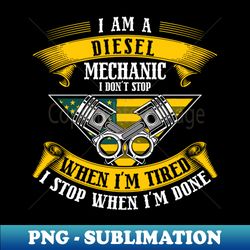 diesel mechanic - artistic sublimation digital file - perfect for sublimation mastery