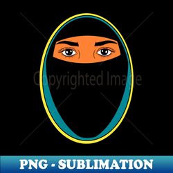 ninja face - exclusive sublimation digital file - stunning sublimation graphics