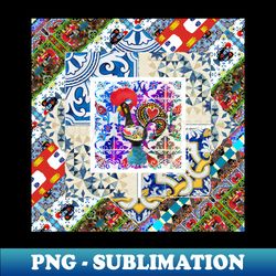 portuguese folk art - high-quality png sublimation download - perfect for sublimation art