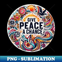 peaceful patterns - png sublimation digital download - unleash your inner rebellion