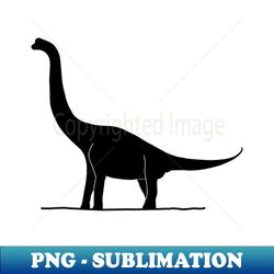 sauropod - black - retro png sublimation digital download - vibrant and eye-catching typography