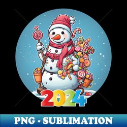 snowman candy 2024 - exclusive sublimation digital file - perfect for creative projects