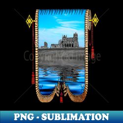 whitby abbey - high-quality png sublimation download - unleash your creativity