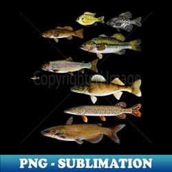 fish fishing fisherman - exclusive sublimation digital file - stunning sublimation graphics