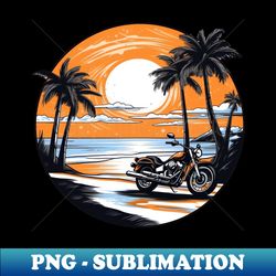 retro vintage motorcycle - sublimation-ready png file - stunning sublimation graphics