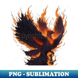 Phoenix Rising Diffusion Design - Special Edition Sublimation Png File - Instantly Transform Your Sublimation Projects