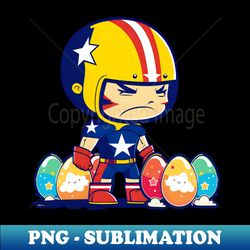 football easter shirt  boy helmet easter eggs - png transparent digital download file for sublimation - spice up your sublimation projects