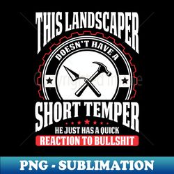 landscaping union landscaper - instant sublimation digital download - perfect for personalization