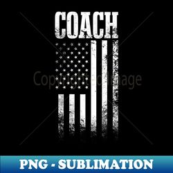 american flag coach shirt  4th of july american flag - special edition sublimation png file - bold & eye-catching