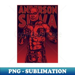 anderson silva pop art - stylish sublimation digital download - perfect for creative projects