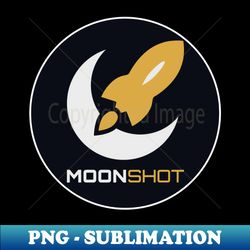 moonshot logo april - aesthetic sublimation digital file - instantly transform your sublimation projects