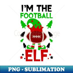 football christmas shirt  football elf - vintage sublimation png download - perfect for creative projects
