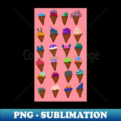 ice ice cream baby - modern sublimation png file - defying the norms