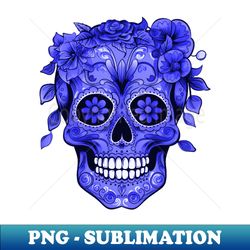 cinco de mayo day of the dead sugar skull - instant sublimation digital download - enhance your apparel with stunning detail