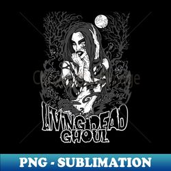 living dead ghoul - elegant sublimation png download - instantly transform your sublimation projects