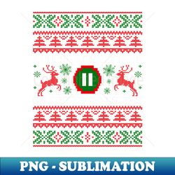 i paused my game to celebrate christmas - instant sublimation digital download - instantly transform your sublimation projects