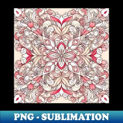 whispering petals - elegance in symmetry artwork - premium sublimation digital download - perfect for sublimation mastery