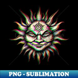 wicked sun - chromadrift - unique sublimation png download - revolutionize your designs