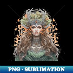 celtic goddess - png transparent sublimation file - stunning sublimation graphics