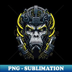 techno apes s02 d12 - premium png sublimation file - transform your sublimation creations