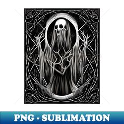 demonic druid occult dark art - png transparent digital download file for sublimation - instantly transform your sublimation projects