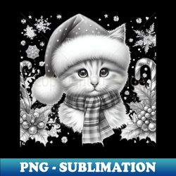 merry christmas meow v7 - exclusive sublimation digital file - vibrant and eye-catching typography