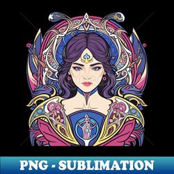 art nouveau - modern sublimation png file - revolutionize your designs