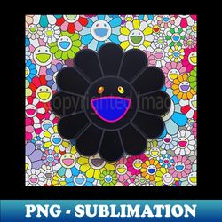 wild black flowers - png transparent digital download file for sublimation - spice up your sublimation projects