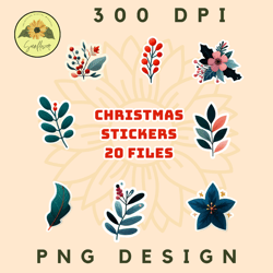 christmas stickers png